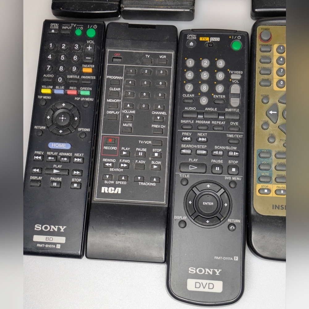 Assorted Remote Control Lot Various Brand, Sony, Hitachi, Mitsubishi, Zenith - Picture 3 of 14